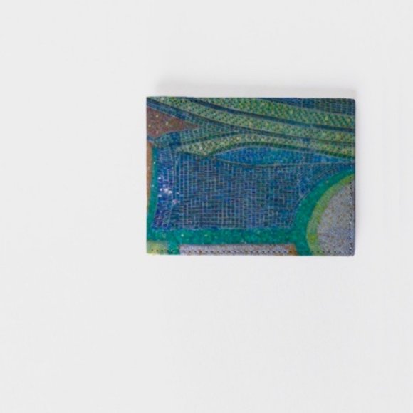 NWT High Quality one of a kind genuine leather wallet by Noora Elkoussy for Vida - Picture 3 of 5